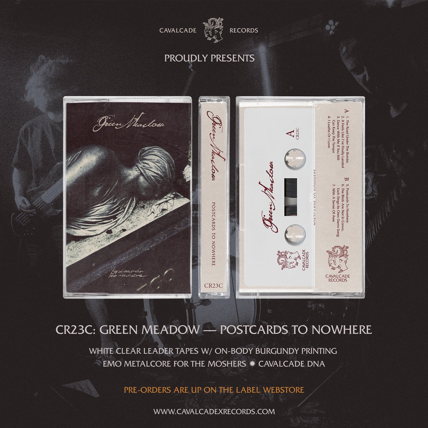 Green Meadow — Postcards To Nowhere TAPE | PRE-ORDER